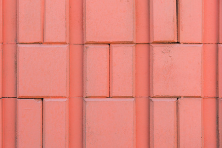 红砖砌成墙体纹理抽象为背景的