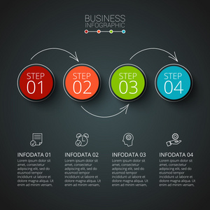 Infografa Resumen nmero plantilla opciones