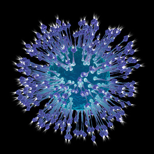 高清病毒背景图显微镜下的病毒.高清晰度微生物学照片