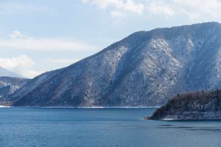 在日本的湖本栖湖