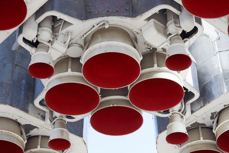 东方号火箭火箭发动机喷管照片