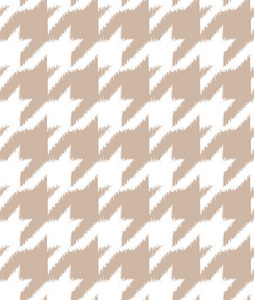 矢量图像无缝千鸟格图案.