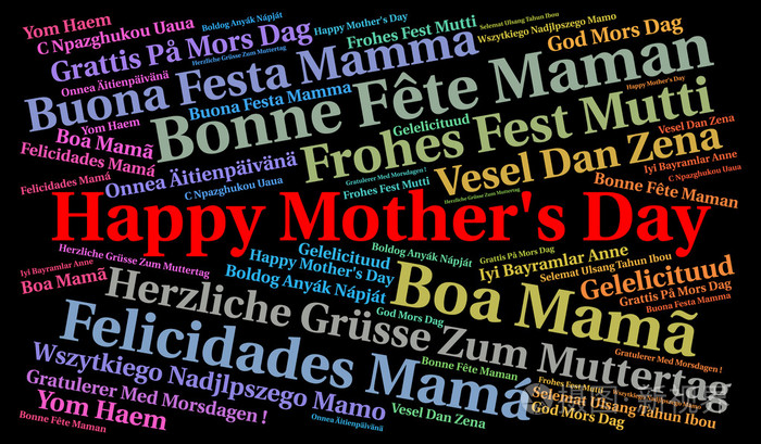 母亲节快乐一天中不同的语言