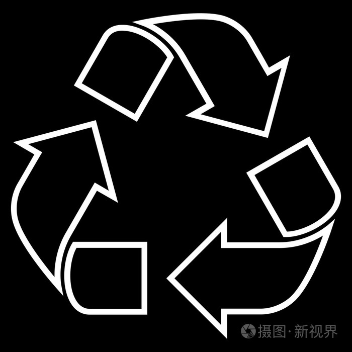 回收站轮廓矢量图标插画-正版商用图片1nka4h-摄图新视界