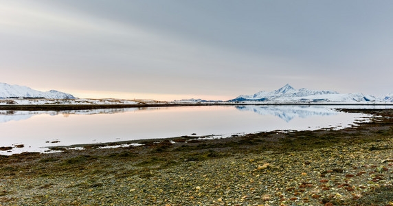 Hestnesbukta，西沃格岛罗弗敦群岛挪威