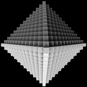 三维图三维菱面体对象图片