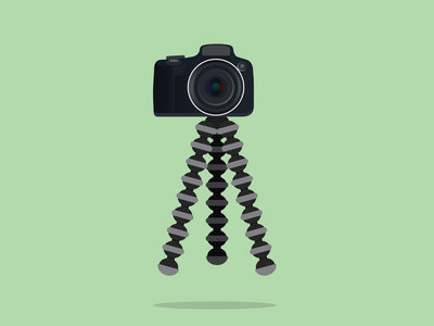 相机单反相机单反相机脚架与大猩猩样式