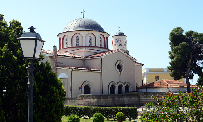 在老城的卡瓦拉希腊东正教教堂