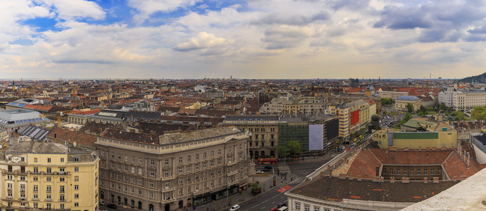 从大教堂圣 Stephen 布达佩斯 Panorama.View