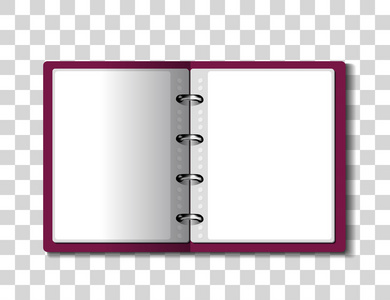 红三环活页夹文件夹上方格的背景
