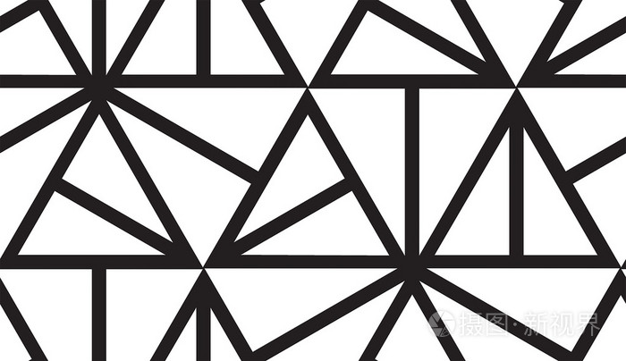 插画 向量几何无缝模式.重复在 b 的抽象线条.eps