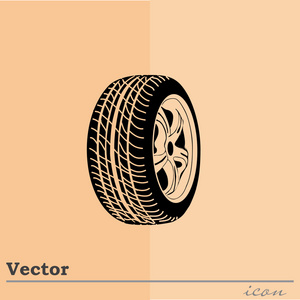 汽车轮胎图标