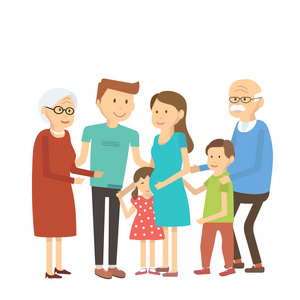 快乐全家福照片