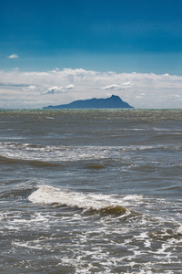 美丽的大海和蓝天