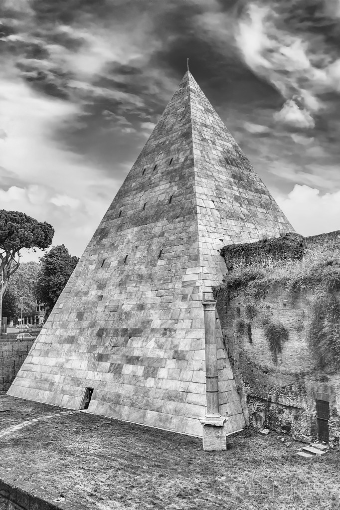 赛斯提乌斯，在意大利罗马的标志性建筑的金字塔