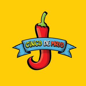 Cinco de Mayo 矢量的概念