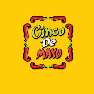 Cinco de Mayo 矢量的概念