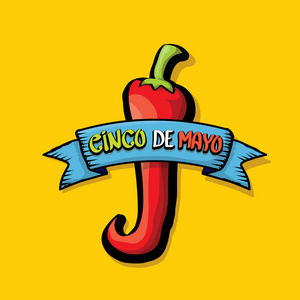 Cinco de Mayo 矢量的概念