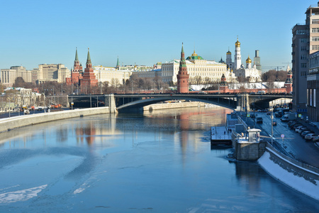 莫斯科河和克里姆林宫