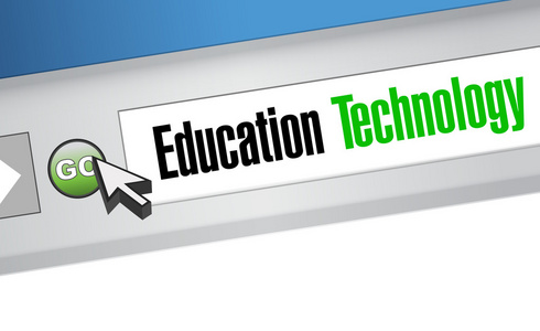 教育技术网站标志概念