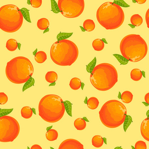 无缝模式与多汁的橘子