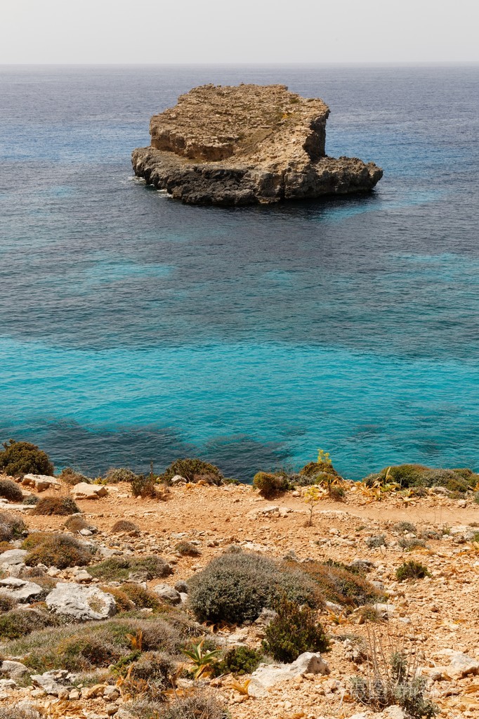 在地中海的孤岛