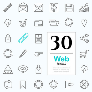 30 web 图标