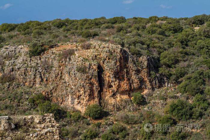 在以色列上加利利山风景