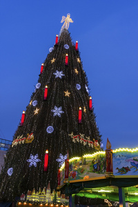 在德国多特蒙德圣诞树