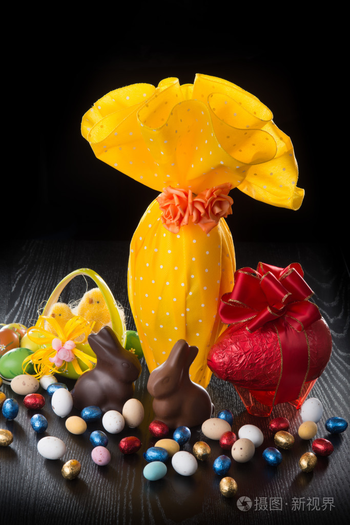 复活节巧克力兔子