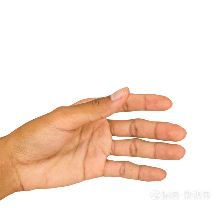 中分离出的白手符号