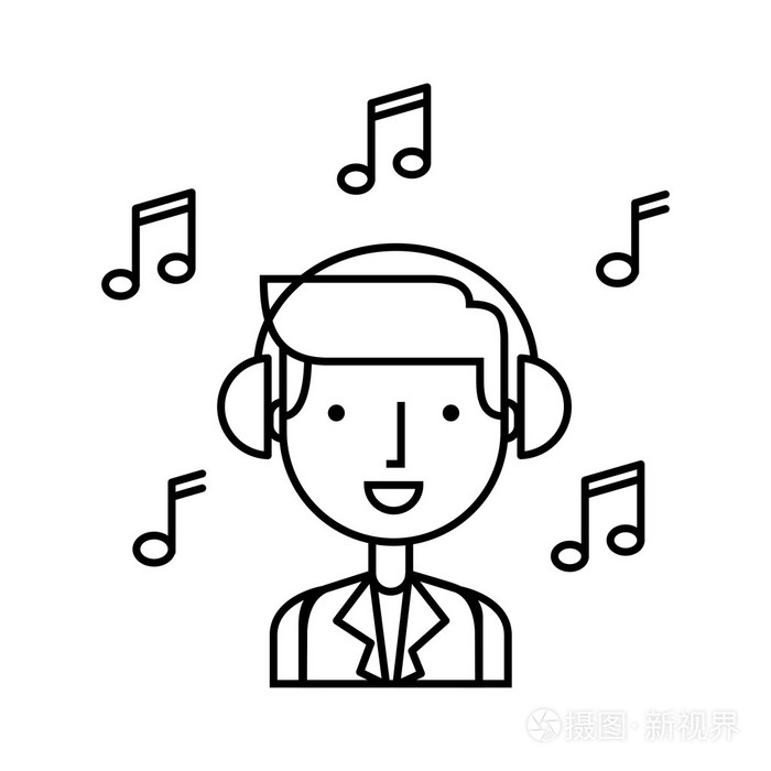 声音的平面图标设计插画-正版商用图片1nmosf-摄图新视界