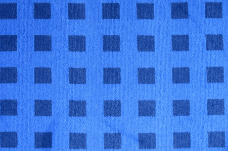蓝色格子的织物背景