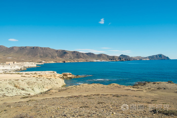 在 Cabo de Gata 景观