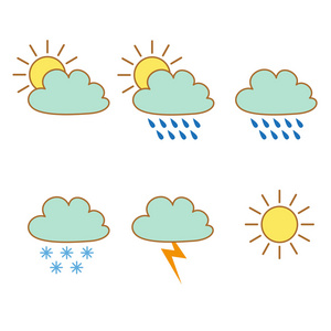 天气预报图标照片