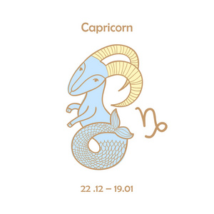 可爱的星座-摩羯座照片