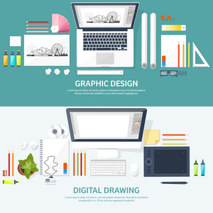 图形的 web 设计。绘图和绘画。发展。图中，草绘，自由职业者。用户界面。用户界面。计算机 笔记本电脑