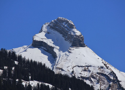 Mutteristock，在瑞士阿尔卑斯山