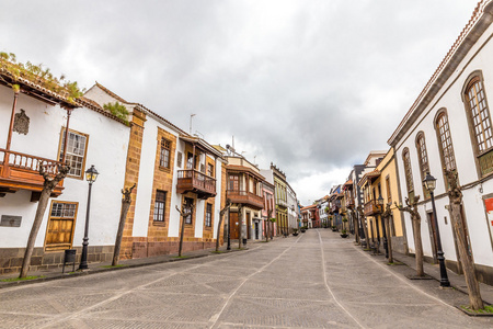 Calle 真实Teror，格兰加那利岛拉斯，西班牙的建筑