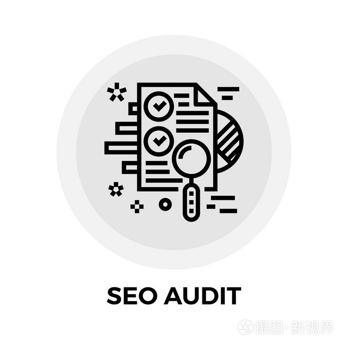 Seo 审计线图标