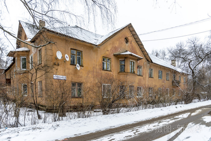 俄罗斯省的老房子