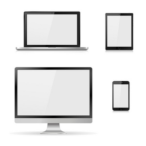 现代显示器笔记本电脑平板电脑和移动ph