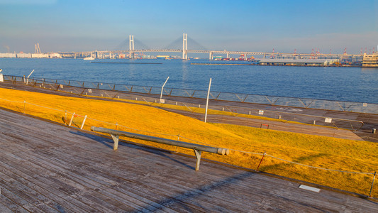 Osanbashi 码头在日本横滨国际客运大楼