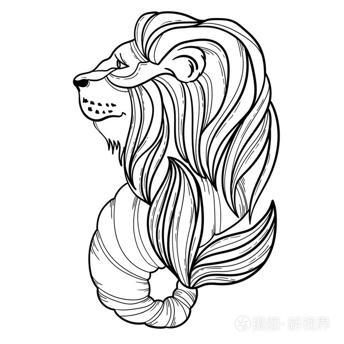 幻想狮子鱼插画-正版商用图片1nox3e-摄图新视界