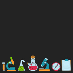 化学药理学自然科学矢量涂鸦集