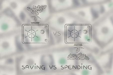 保存 vs 支出的概念
