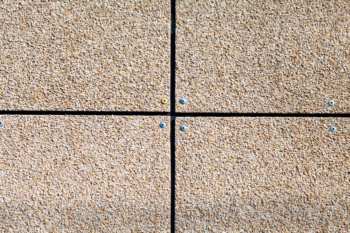 建筑的立面上的砂岩块