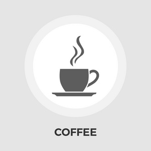 cup 咖啡平面图标