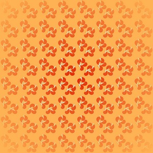 模糊的无缝螺旋图案橙色薄荷