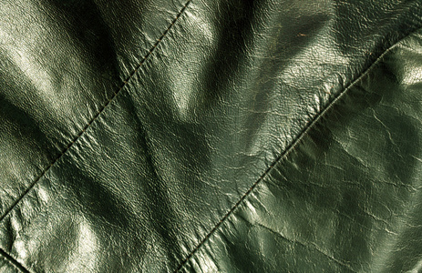 抽象绿色皮革纹理